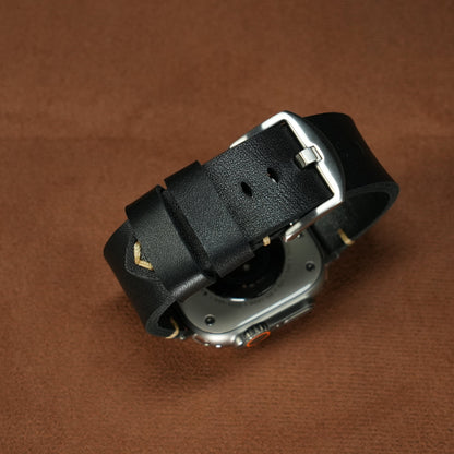 Vintage Leather Band For Apple Watch Dewell X