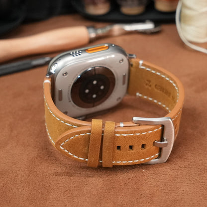 Luxury Vintage Leather Band For Apple Watch Dewell X