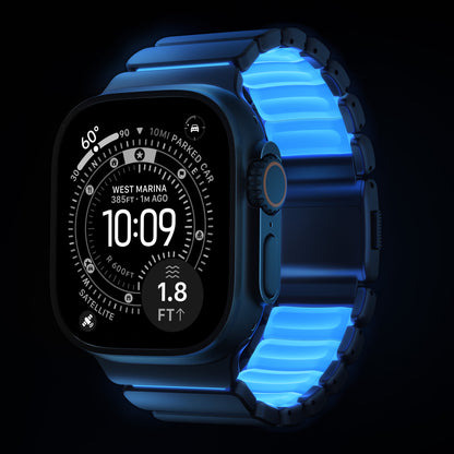 Titanium FKM Magnetic Band For Apple Watch