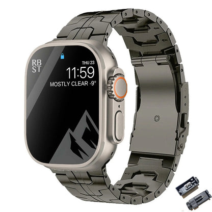 Titanium Metal Watchband for Apple Watch Ironman Basic Version Dewell X