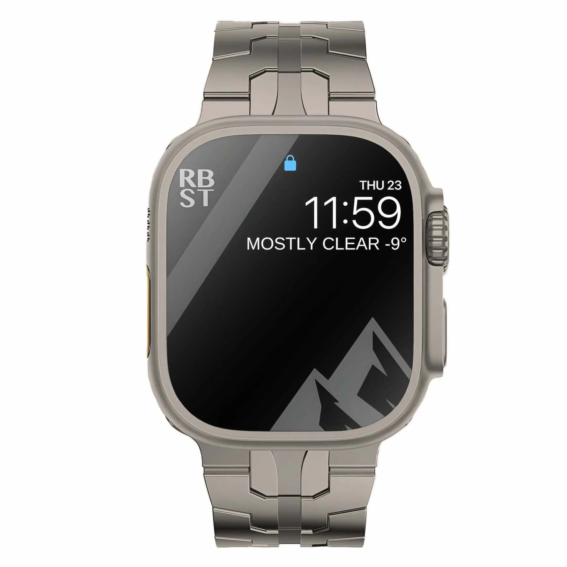 Titanium Metal Watchband for Apple Watch Ironman Basic Version Dewell X