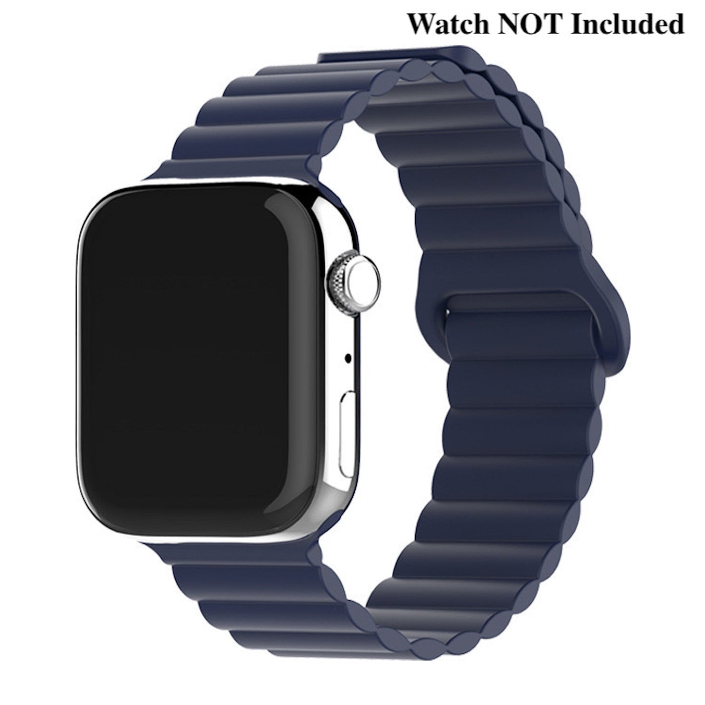 Silicone magnetic snap - ring buckle watch strap Dewell X