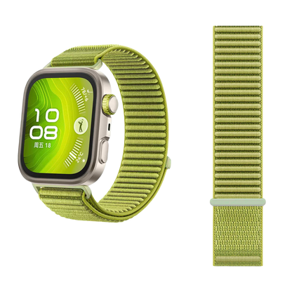 Wilderness Mountain Nylon Strap for Apple Watch – Breathable Woven Band with Buckle - Dewell X