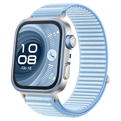 Wilderness Mountain Nylon Strap for Apple Watch – Breathable Woven Band with Buckle Dewell X