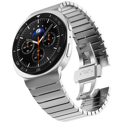 Stainless Steel  Buckle Strap for Samsung Watch8Ultra 46mm Dewell X