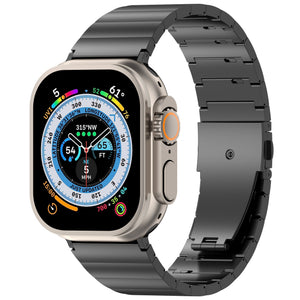Premium Titanium Quick-Release Apple Watch Band Black Dewell X