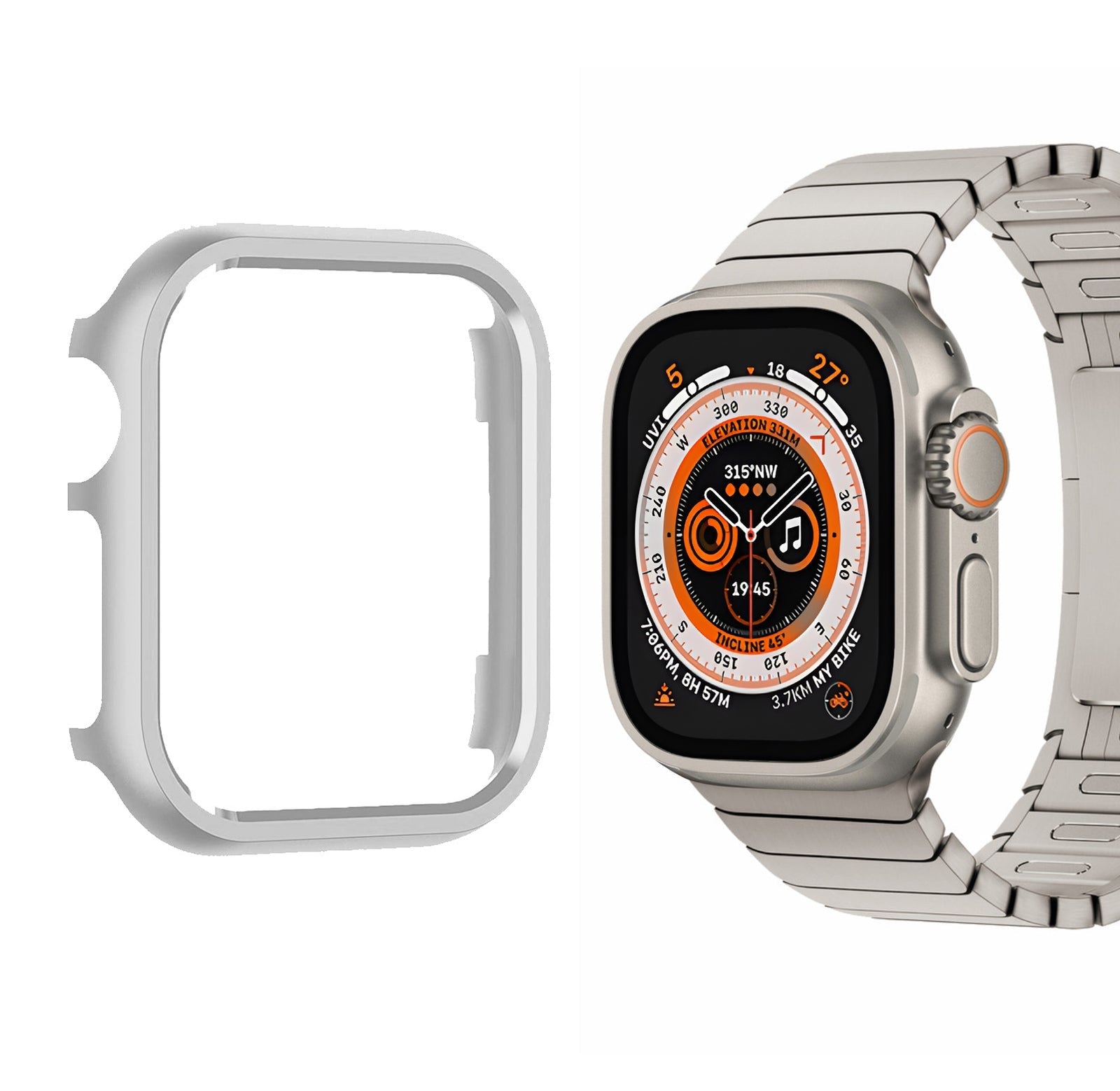 Aluminum Alloy Case 122 Silver Dewell X