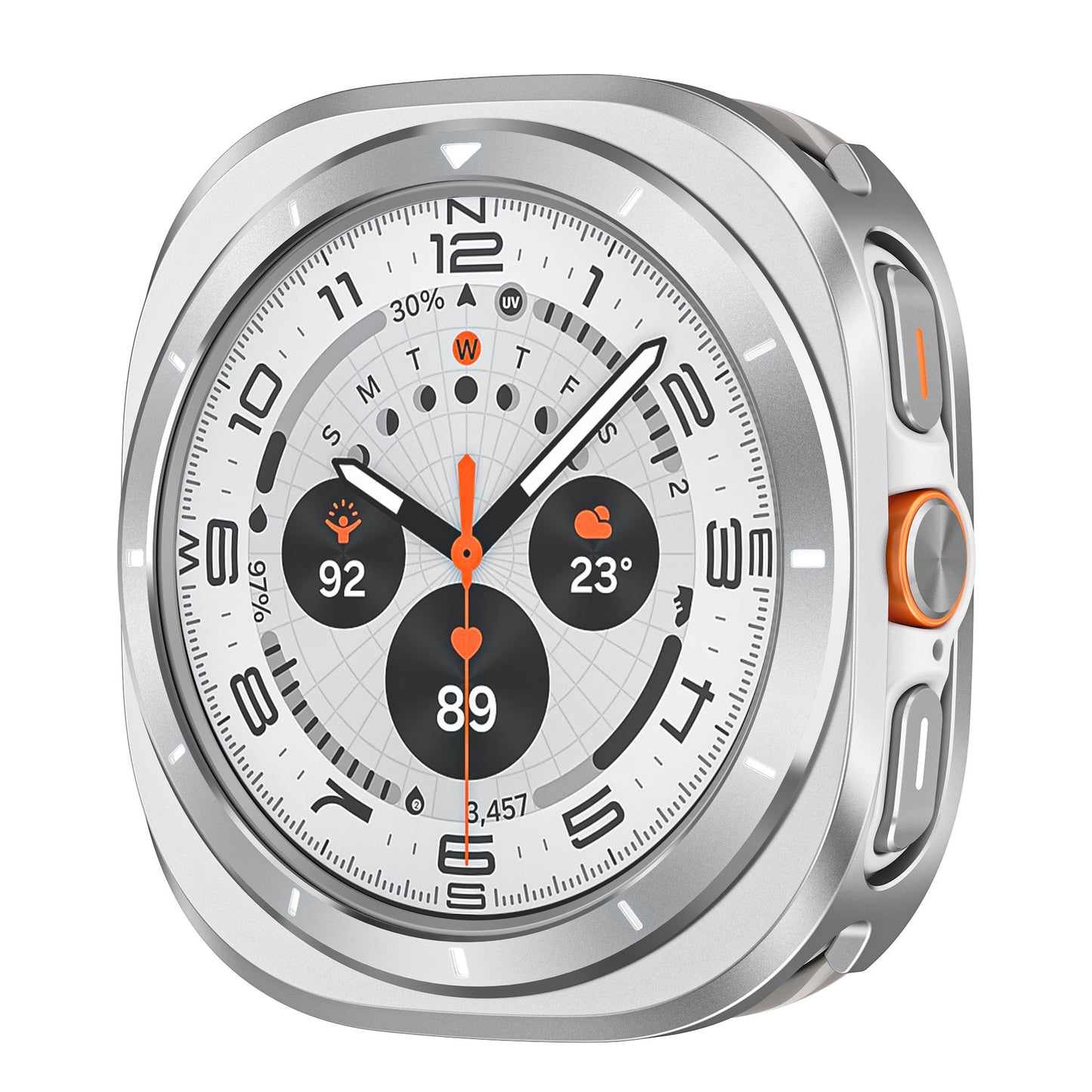 Premium Titanium Alloy Protective Case for Samsung Galaxy Watch Ultra 47mm - Rugged Military Grade Bumper