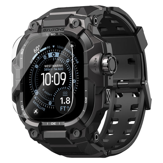 Apple Watch “Air King” Metal Case + TPU Integrated Band – 44/45/46/49mm Dewell X