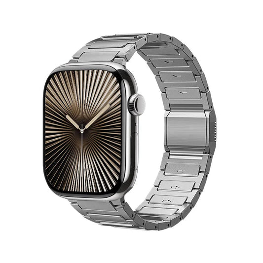 Titanium Magnetic Link Band for Apple Watch – DLC Coated, 42–49mm Compatible Dewell X