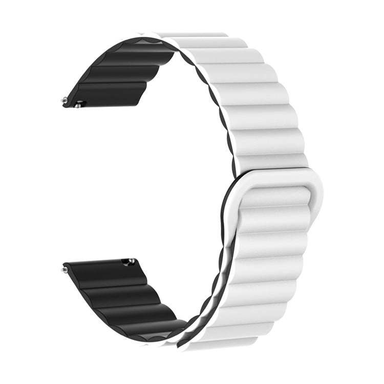 Silicone magnetic strap, universal for Samsung watch6, 20/22mm watch strap Dewell X