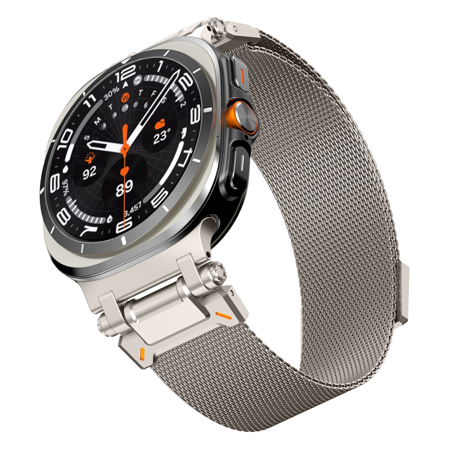 Milanese Loop Band – Stainless Steel Magnetic Connector for Galaxy Watch Ultra7/8 Dewell X