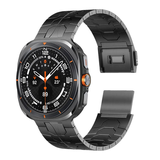Magnetic Metal Strap for Galaxy Watch 20mm – Stainless Steel & Titanium Dewell X