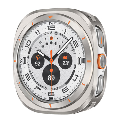 Premium Titanium Alloy Protective Case for Samsung Galaxy Watch Ultra 47mm - Rugged Military Grade Bumper