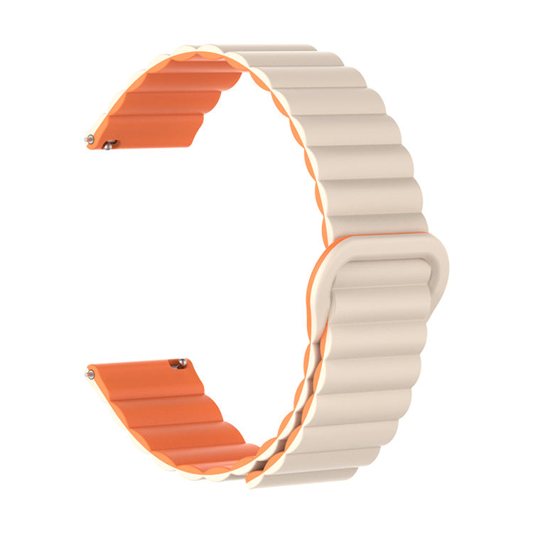Silicone magnetic strap, universal for Samsung watch6, 20/22mm watch strap Dewell X
