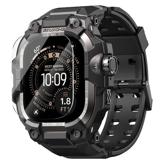 Apple Watch “Air King” Metal Case + TPU Integrated Band – 44/45/46/49mm Dewell X