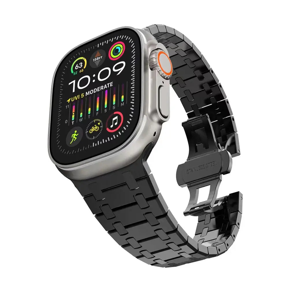 Stainless Steel Metal Watchband for Apple Watch Dewell X