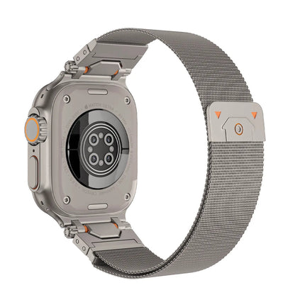 Taiyuan stainless steel metal bracelet suitable for Apple Watch 10 Ultra Milanese loop 49mm Dewell X