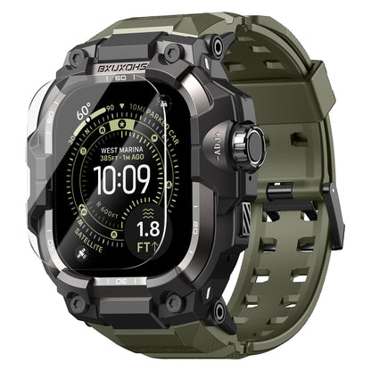 Apple Watch “Air King” Metal Case + TPU Integrated Band – 44/45/46/49mm Dewell X