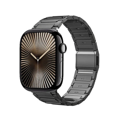 Titanium Magnetic Link Band for Apple Watch – DLC Coated, 42–49mm Compatible Dewell X
