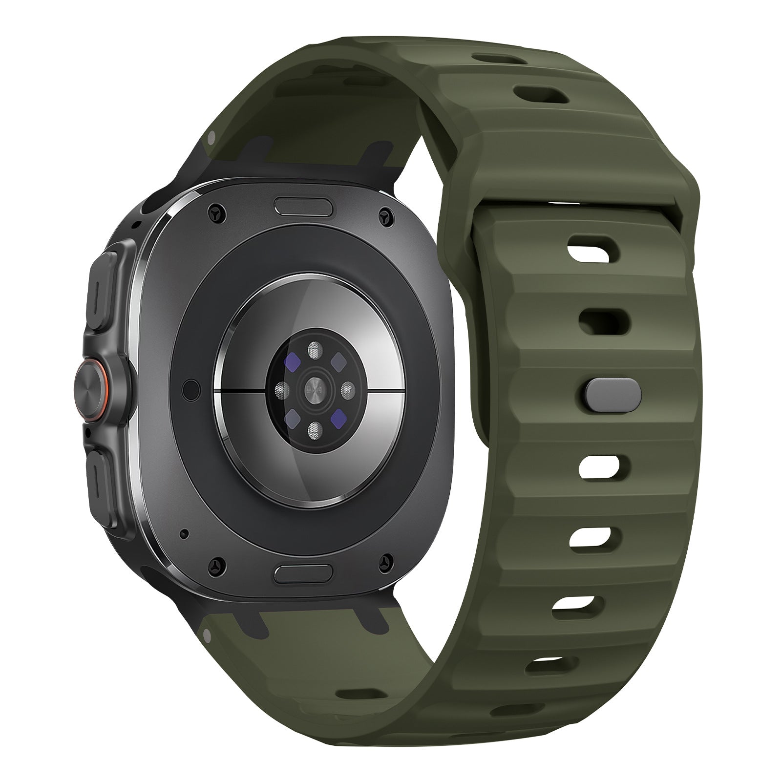 Rugged Ridge Silicone Sport Band for Samsung Galaxy Watch Ultra Green galaxy ultra 7 ultra 8 Dewell X