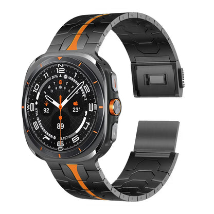 Magnetic Metal Strap for Galaxy Watch 20mm – Stainless Steel & Titanium Dewell X