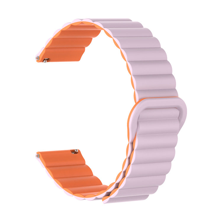 Silicone magnetic strap, universal for Samsung watch6, 20/22mm watch strap Dewell X