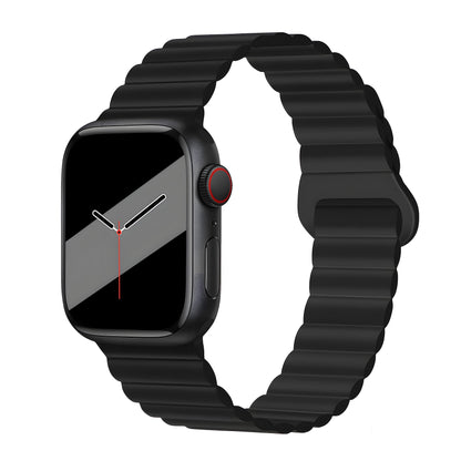 Silicone Magnetic Snap-ring Buckle Watch Strap