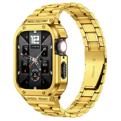 Universally applicable Ultra strap, Apple Watch strap protective case, modified Iron Man stainless steel Dewell X