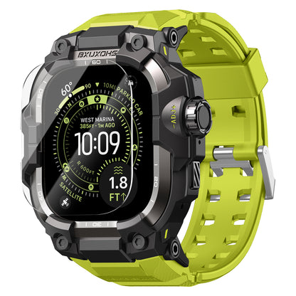 Apple Watch “Air King” Metal Case + TPU Integrated Band – 44/45/46/49mm Dewell X