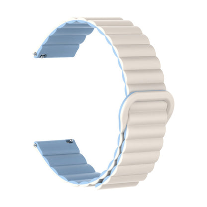 Silicone magnetic strap, universal for Samsung watch6, 20/22mm watch strap Dewell X