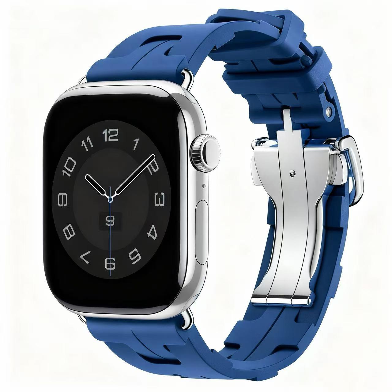 Titanium FKM Fluororubber Sport Band for Apple Watch– Premium Durable Strap Dewell X