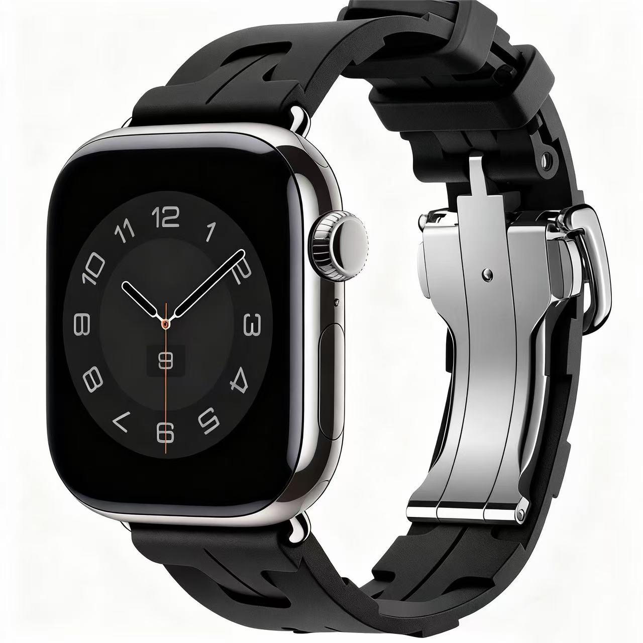 Titanium FKM Fluororubber Sport Band for Apple Watch– Premium Durable Strap Dewell X