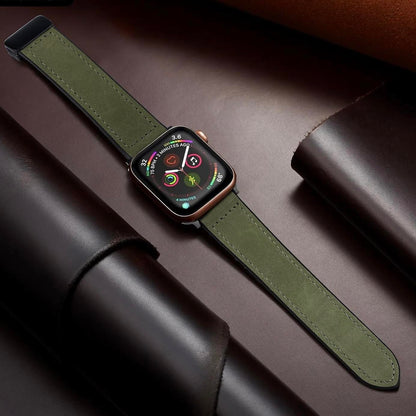New Magnetic Leather Band for Apple Watch Dewell X