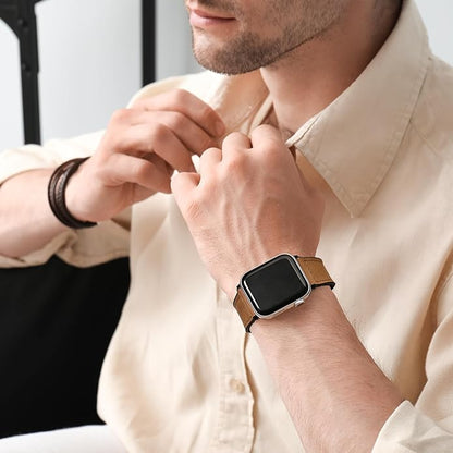 New Magnetic Leather Band for Apple Watch Dewell X
