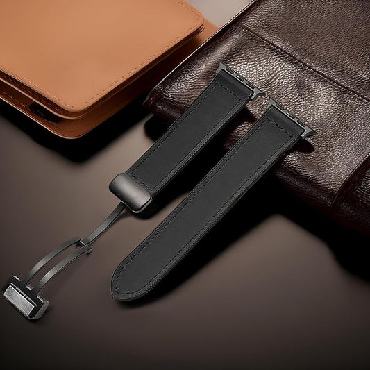 New Magnetic Leather Band for Apple Watch Dewell X